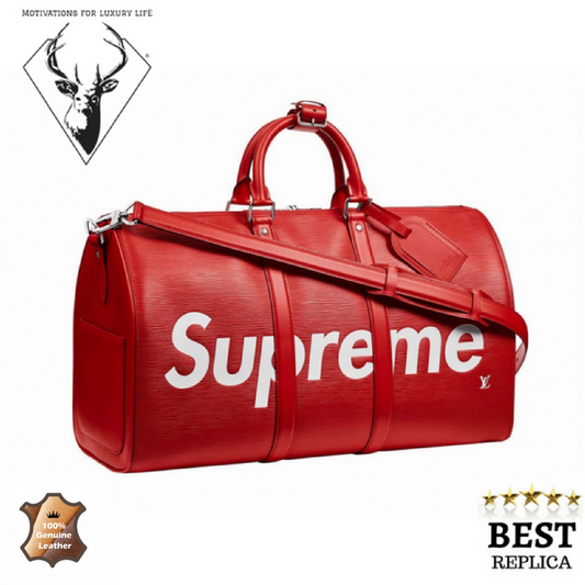 Replica-leather-Louis-Vuitton-Duffle-SUPREME-Motivations-For-Luxury-Life