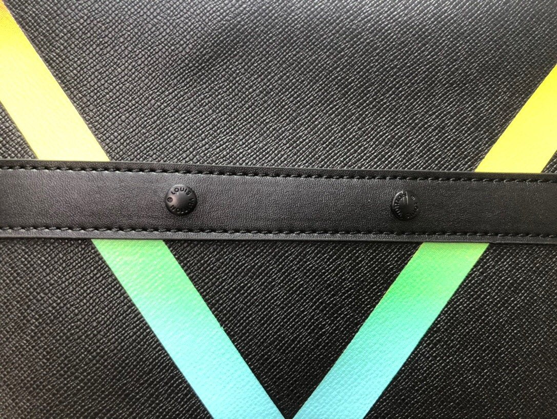 replica Louis Vuitton Soft Trunk Backpack Taiga PM Black_Rainbow motivations for luxury life