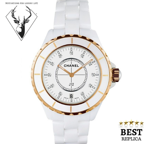 replica-white-gold-diamond-Chanel-J12-Motivations-For-Luxury-Life